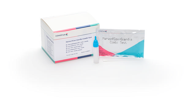 Test rápido Parvo + Corona + Giardia Combi