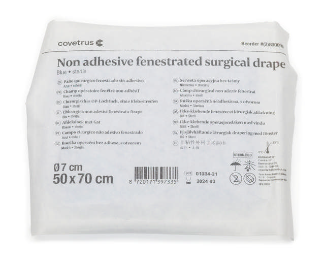 Non-adhesive Fenestrated Drape