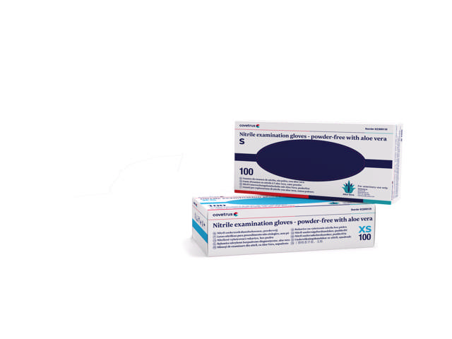 Nitrile Examination Gloves Aloe Vera