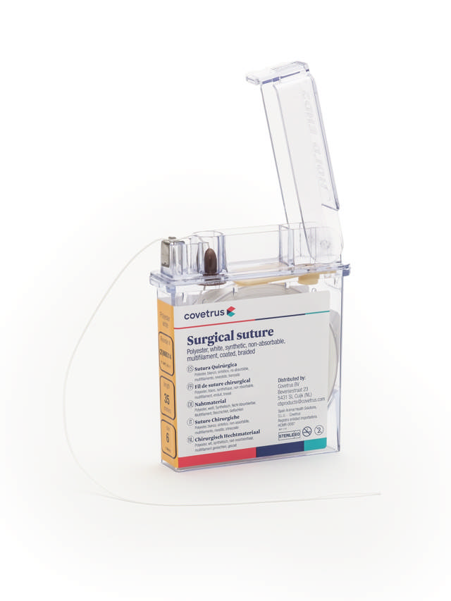 Spool Suture Polyester White