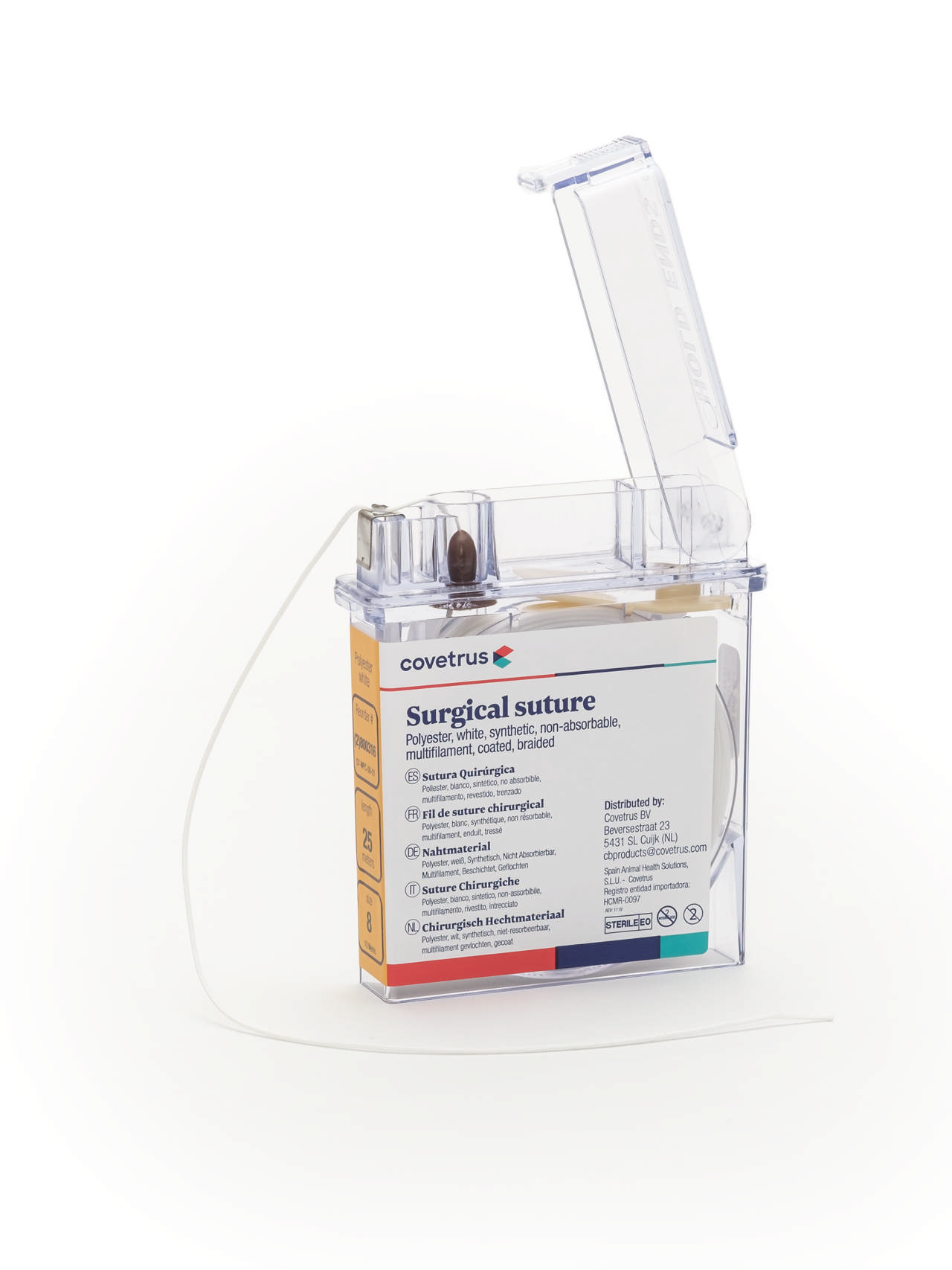 Spool Suture Polyester White