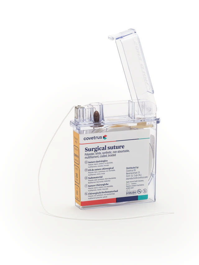 Spool Suture Polyester White