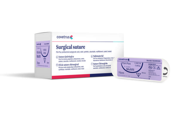 Suture PGA Plus - 1/2 circle, reverse cutting - 1/2RC36