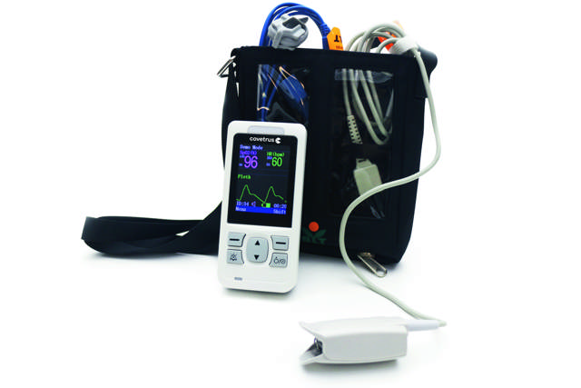 Handheld veterinary monitor with ECG function