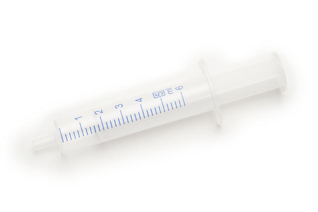 Jeringas de 2 piezas Luer excéntricas
