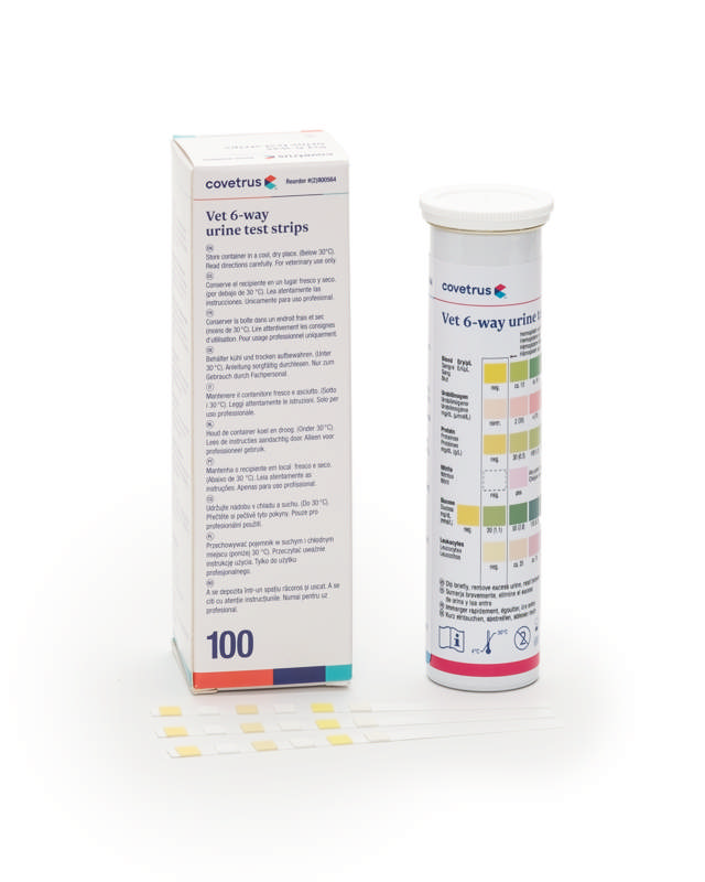 Vet Urine Test Strips 6 Way