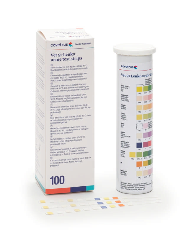 Vet Urine Test Strips 9 + Leuko