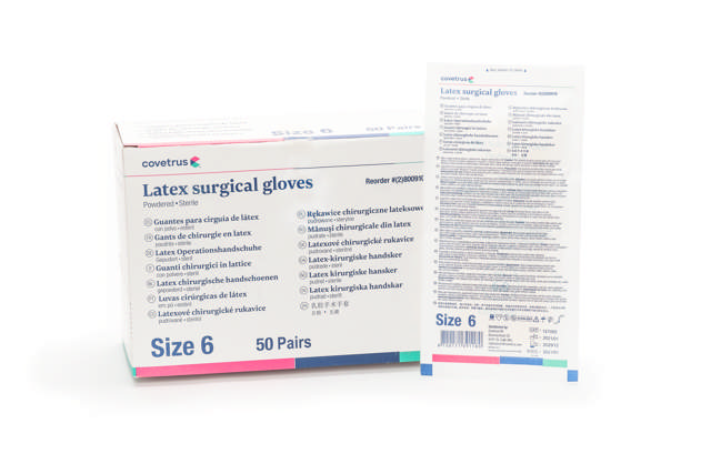 Latex Powder Surgeons Gloves Sterile