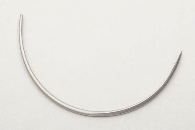 Suture Needles - Regular Eye, 12/Pk - 1/2 circle, reverse cutting