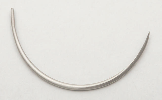Suture Needles - Regular Eye, 12/Pk - 1/2 circle, reverse cutting
