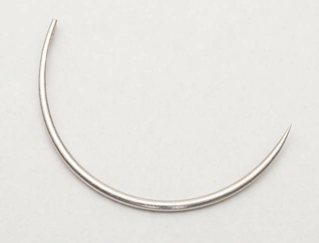 Suture Needles - Regular Eye, 12/Pk - 1/2 circle, round bodied, taperpoint
