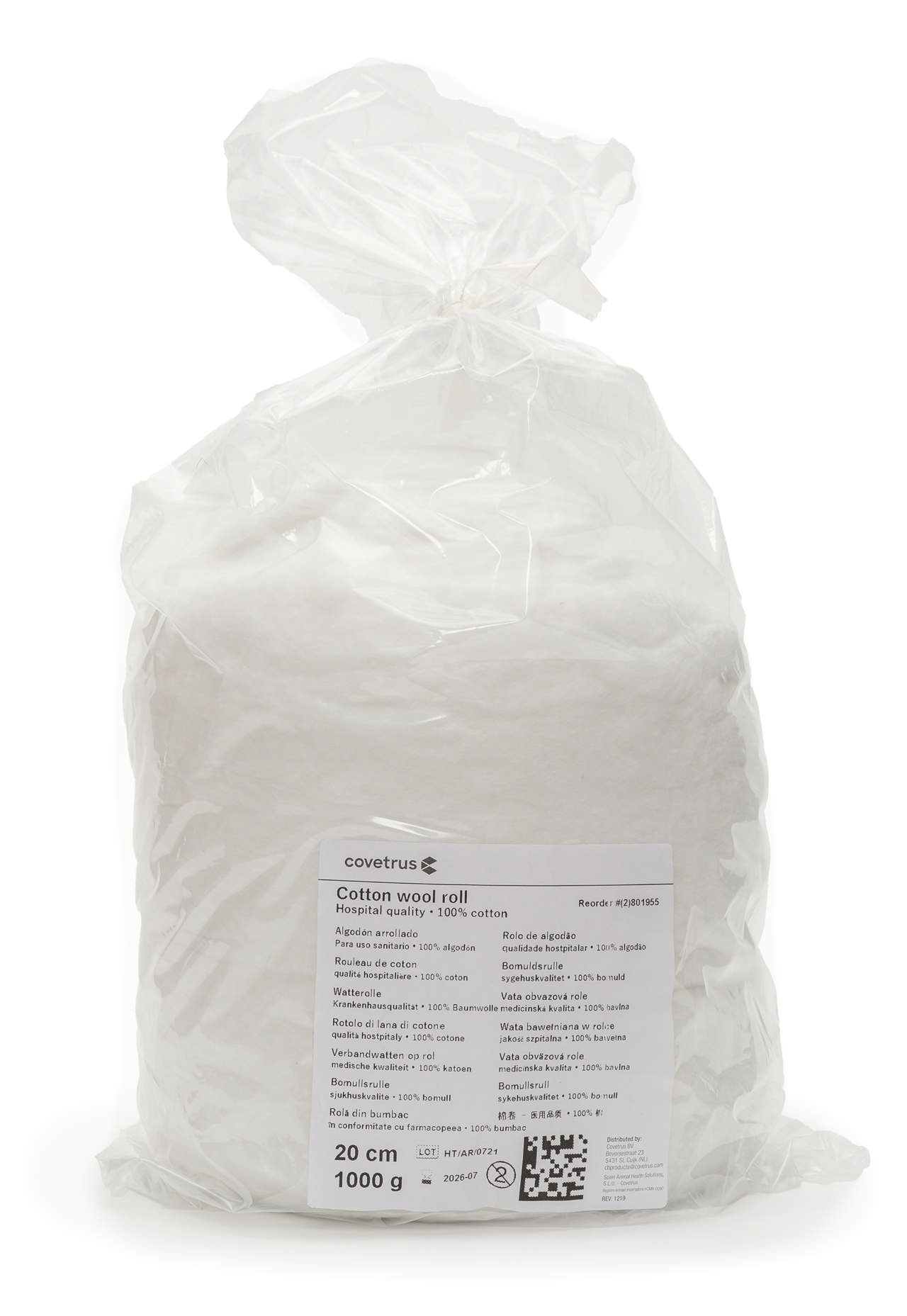 Cotton Wool Roll - 675 g/m²
