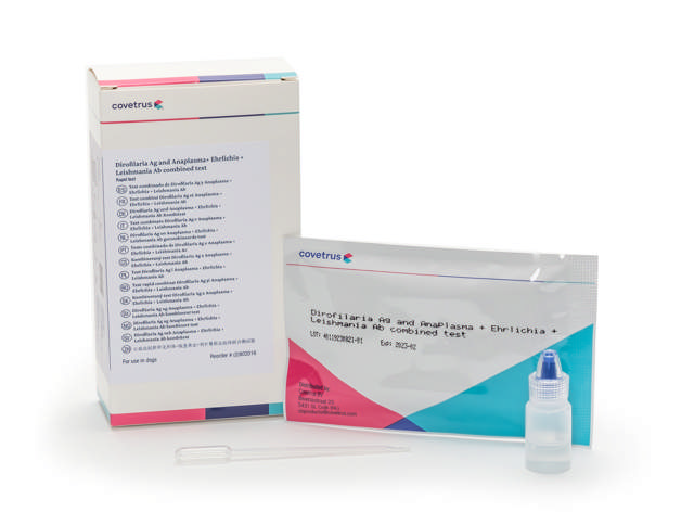 Rapid Test Dirofilaria Ag + Anaplasma + Ehrlichia + Leishmania Ab Combi