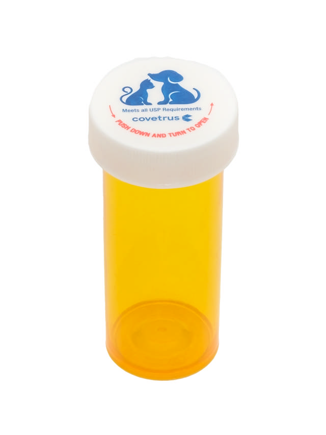 Prescription Vial with Screw Cap, Child Resistant