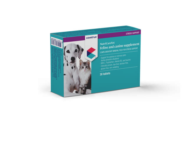 NutriCareVet Feline and Canine Supplement for Stress Support Tablets