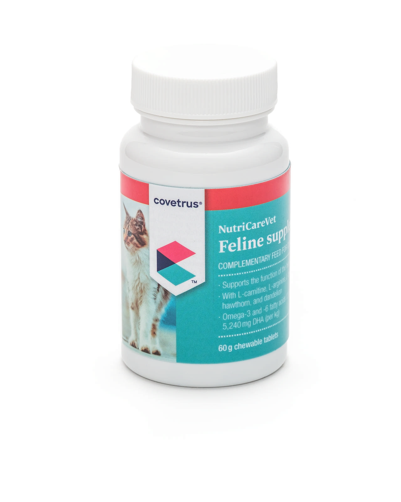 NutriCareVet Feline Supplement for Cardiac Support Chewable Tablets