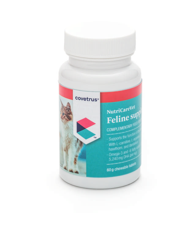 NutriCareVet Feline Supplement for Cardiac Support Chewable Tablets