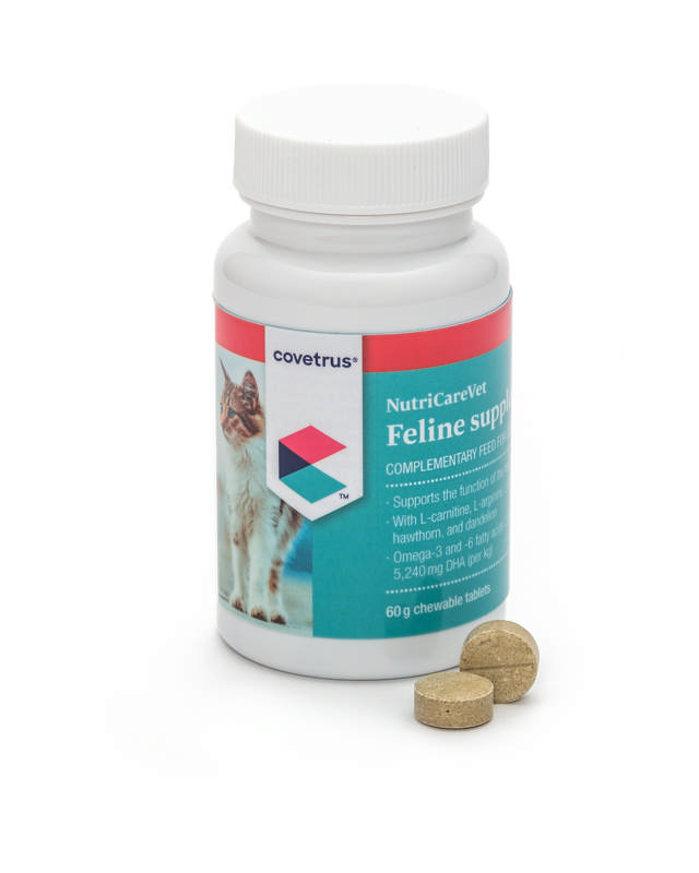 NutriCareVet Feline Supplement for Cardiac Support Chewable Tablets