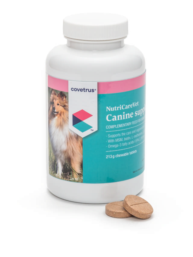 NutriCareVet Canine Supplement for Skin & Coat Support Chewable Tablets