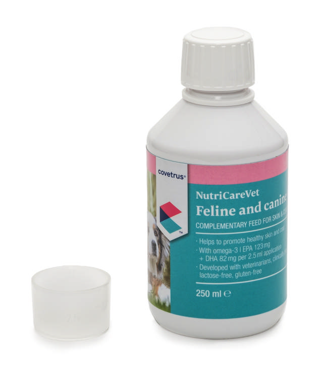 NutriCareVet Feline and Canine Supplement for Skin & Coat Support Liquid