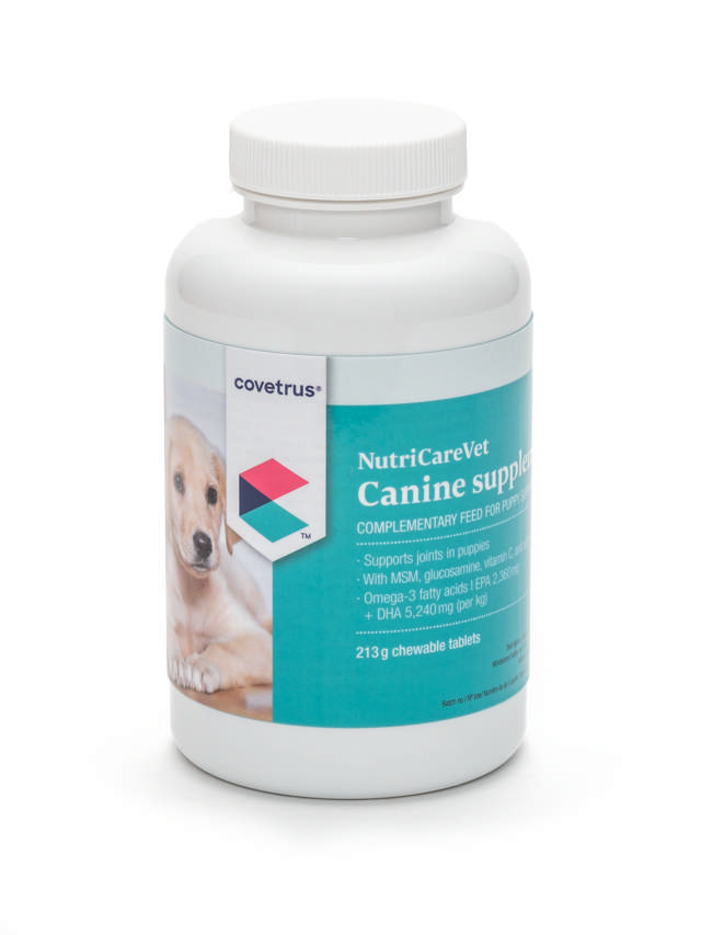 NutriCareVet Canine Supplement for Puppy Support Chewable Tablets