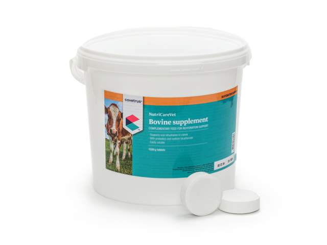 NutriCareVet Bovine Supplement for Rehydration Support Tablets