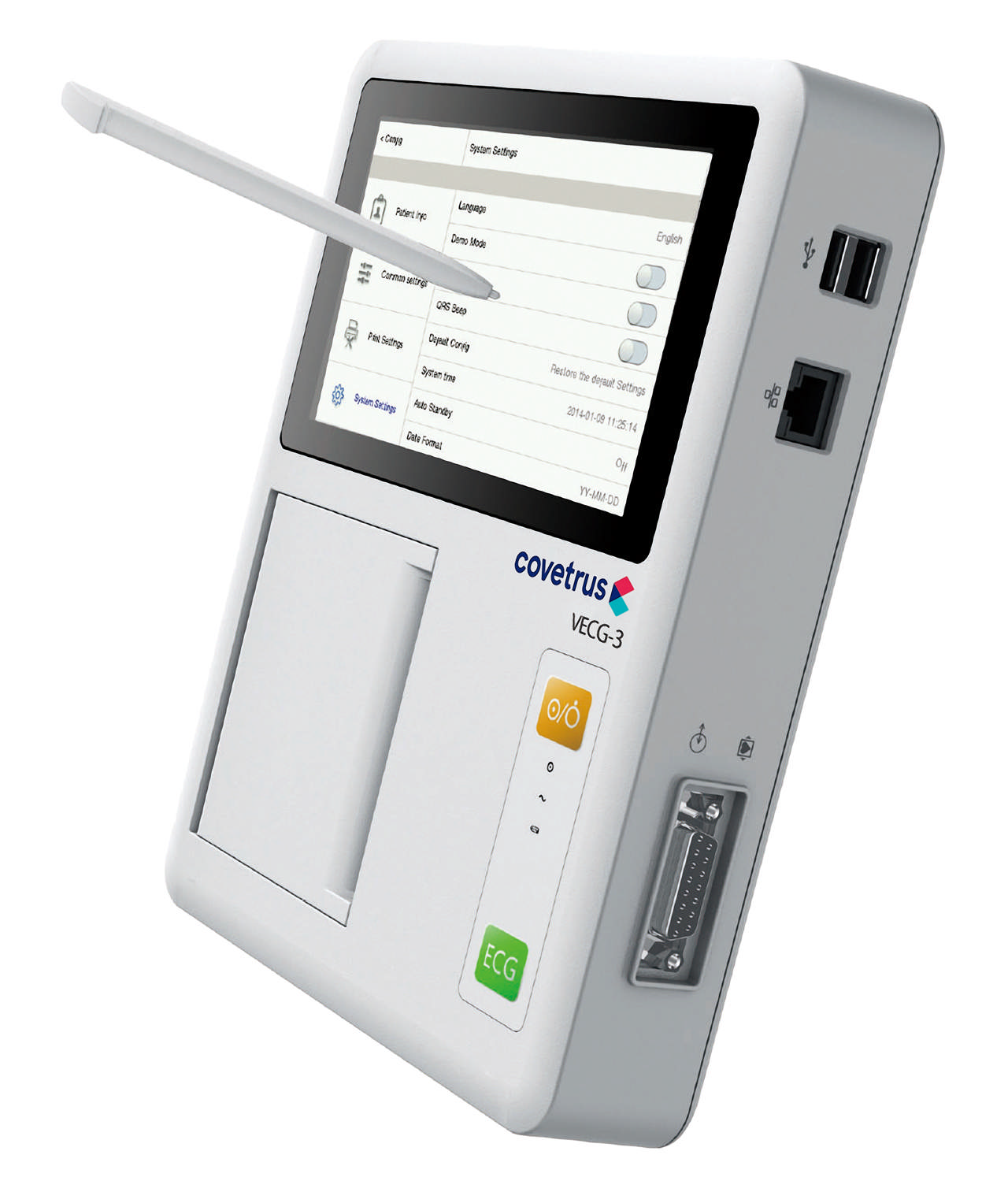 3-Channel Veterinary Electrocardiograph