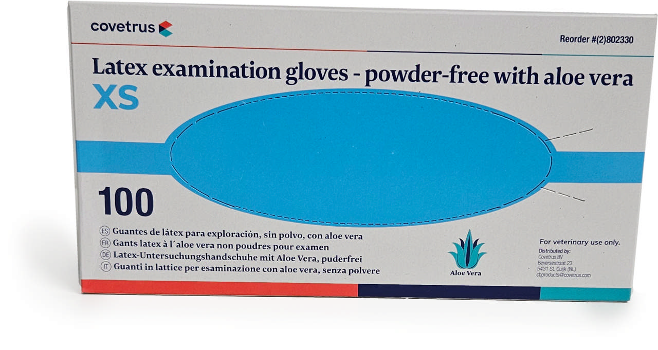 Latex Examination Gloves Aloe Vera
