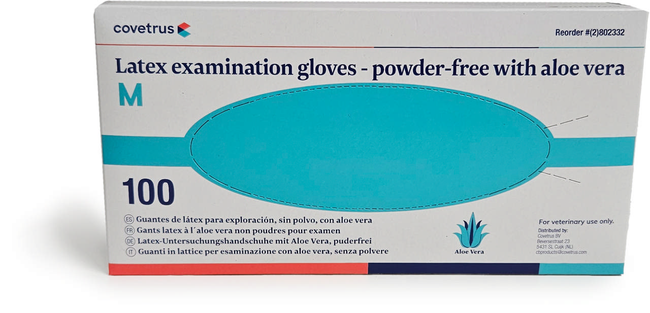 Latex Examination Gloves Aloe Vera