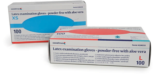 Latex Examination Gloves Aloe Vera