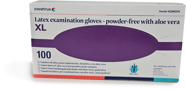 Latex Examination Gloves Aloe Vera