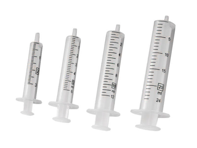 2-part Syringes Luer Excentric