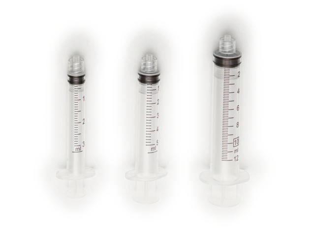 Jeringa 3 cuerpos Luer Lock