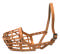 Dog Muzzle with Leather Strap