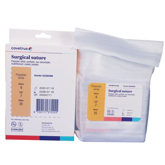 Spool Suture polyester Green Multifil